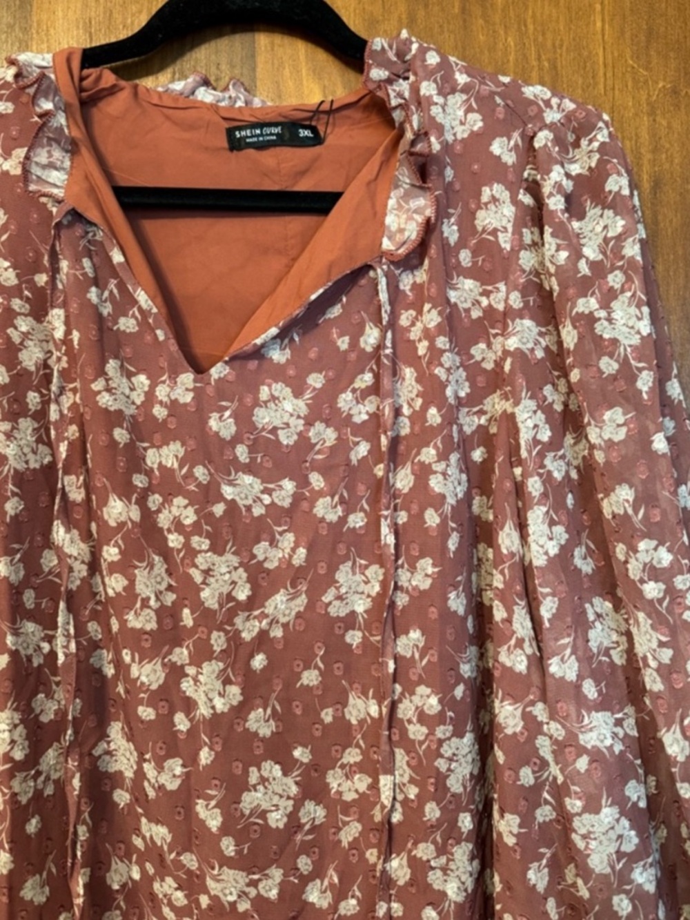 Women’s Plus Size Floral Dress - Size 3X NWT - Picture 5 of 5